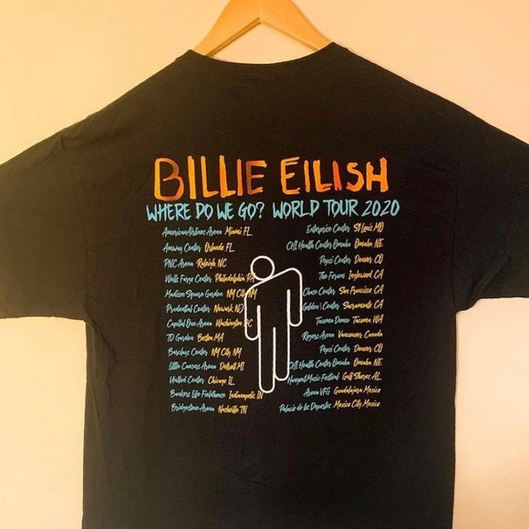BLLIE EILISH WHRE DO WE GO WORLD TOUR 2020 - Picture 2 of 2